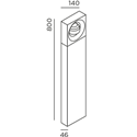 IP44 Pip Poller floor lamp