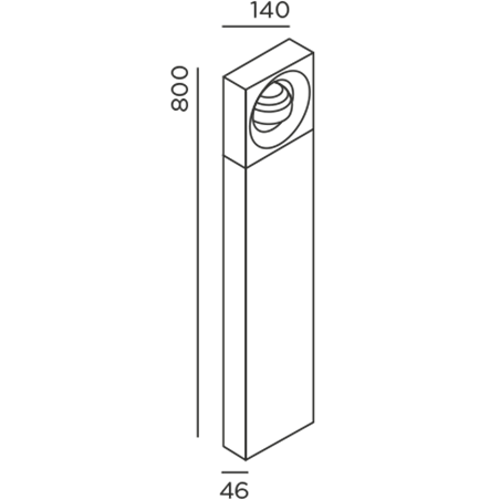 IP44 Pip Poller floor lamp