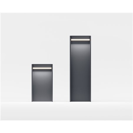 IP44 Slat 70 Bollard Garden Light