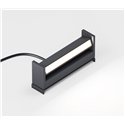 IP44 Slat Spike Garden Bollard Light