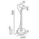 IP44 Spike Lettura Connect Garden Light