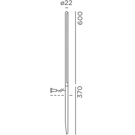 IP44 Kal M Solar Join floor lamp
