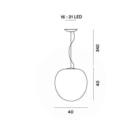 Foscarini Rituals Xl Led Susp. 10M Suspension Lamp