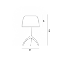 Foscarini Lumiere 30Th Piccola Table Table Lamp