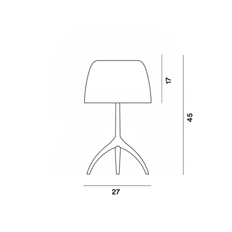Foscarini Lumiere 30Th Piccola Table Table Lamp