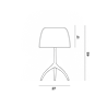 Foscarini Lumiere 30Th Piccola Table Tischlampe