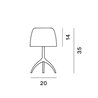 Foscarini Lumiere 30Th Grande Table Tischlampe