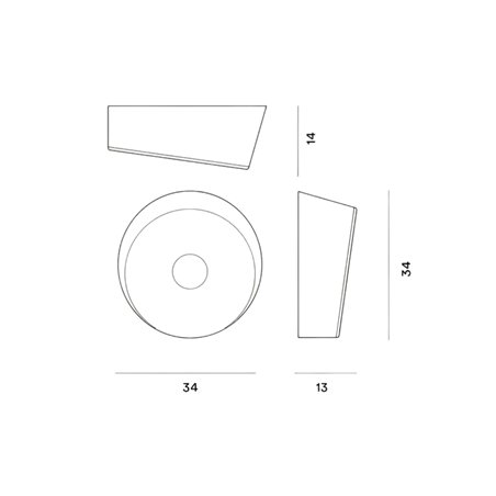 Foscarini Lumiere Xxl G9 Wall/Ceiling Ceiling Lamp / Wall Lamp