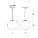 Foscarini Gregg Grande Mylight Susp. Suspension Lamp