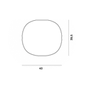 Foscarini Gem Ceiling Ceiling Lamp