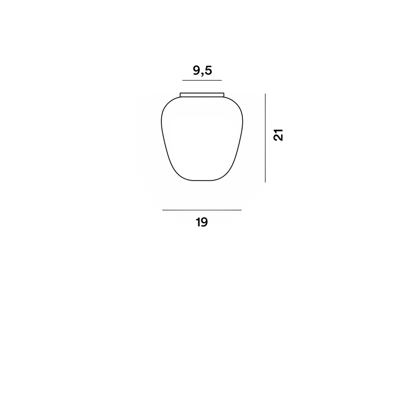 Foscarini Chouchin 3 Reverse Ceiling Deckenlampe