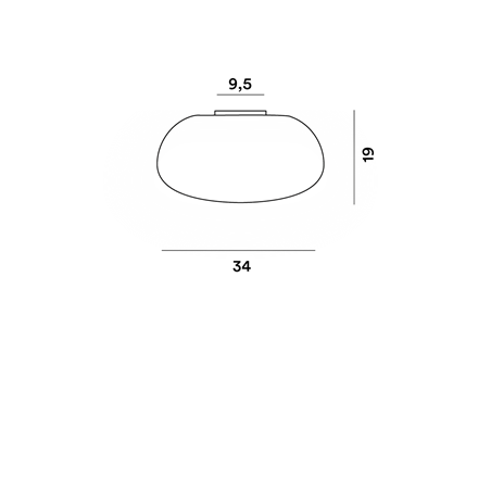Foscarini Chouchin 2 Reverse Ceiling Ceiling Lamp