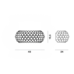 Foscarini Caboche Plus Media R7S Wall Wall Lamp