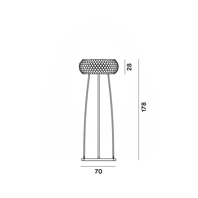 Foscarini Caboche Plus Grande Floor Stehlampe