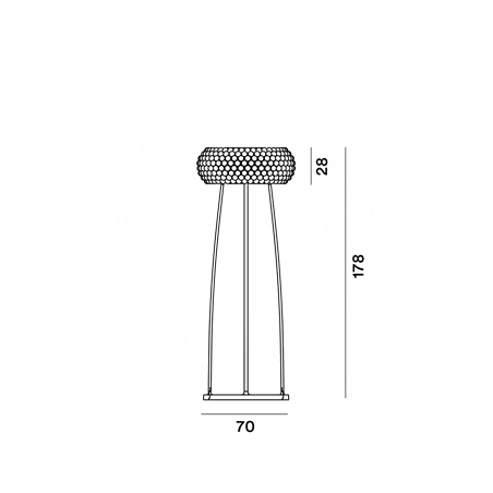 Foscarini Caboche Plus Grande Floor Floor Lamp