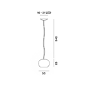 Foscarini Buds 3 Susp. 10M Suspension Lamp