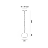 Foscarini Buds 3 Led Susp. 10M Hängelampe