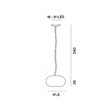 Foscarini Buds 2 Susp. 10M Suspension Lamp
