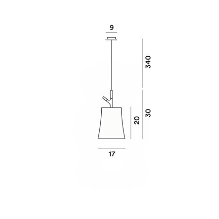 Foscarini Birdie Susp. Piccola 10M Suspension Lamp