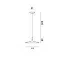 Foscarini Aplomb Large Susp. 10M Suspension Lamp