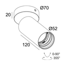 Delta Light Spy 52 On Soft ceiling lamp outlet