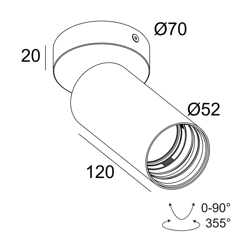 SPY 52 ON SOFT Deckenlampe outlet