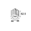 Modular Qbini round out LED GE Recessed lamp - Black - 2700K - Flood - Outlet