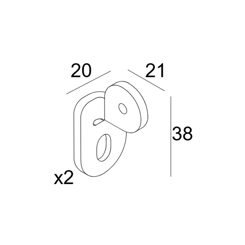 Delta Light MIKALINE - FIXATION SIDE SET