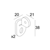 Delta Light MIKALINE - FIXATION SIDE SET