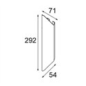 Modular Chival Wall Up/Down 292 2x LED wall lamp