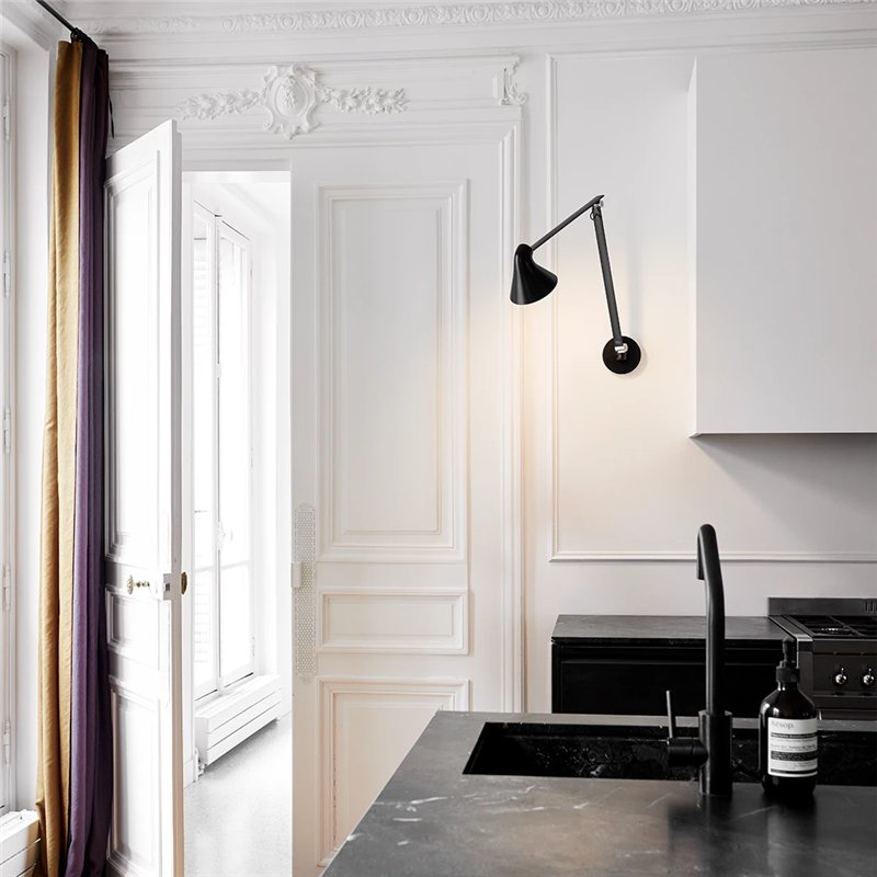 Louis Poulsen Njp Wall langer Arm mit Kabel / Ohne Wandbox Wandleuchte