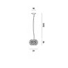 Foscarini Caboche Plus Piccola Susp. 10M Hängelampe