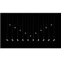 Vibia Algorithm 29X Double Lineal suspension lamp