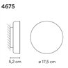 Vibia Dots C wall lamp