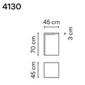 Vibia Empty 70 garden lamp