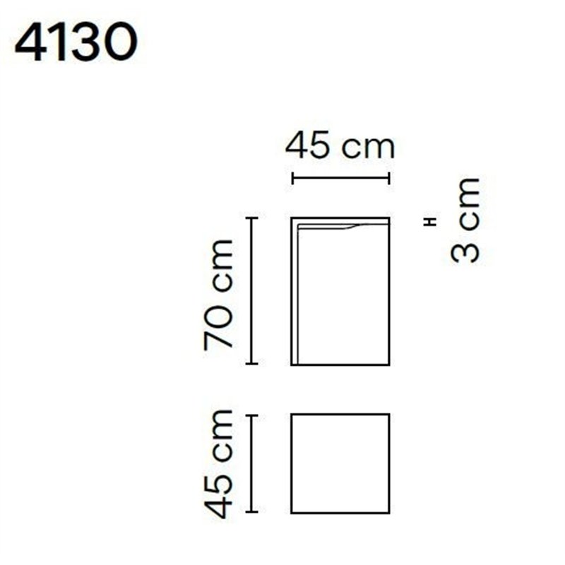 Vibia Empty 70 garden lamp