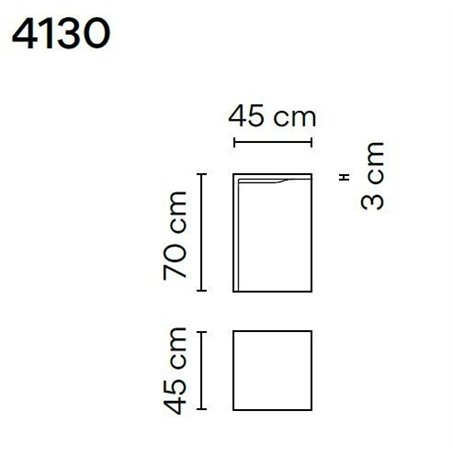 Vibia Empty 70 garden lamp