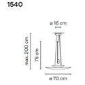 Vibia Flamingo 1X suspension lamp