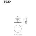 Vibia Flat 1X 40 ceiling lamp