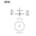 Vibia Flat 2X 60 ceiling lamp