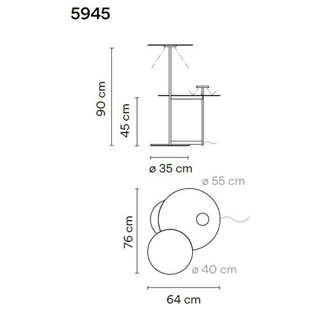 Vibia Flat Triple 90 floor lamp