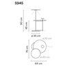 Vibia Flat Triple 90 floor lamp