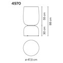 Vibia Ghost 88 table lamp