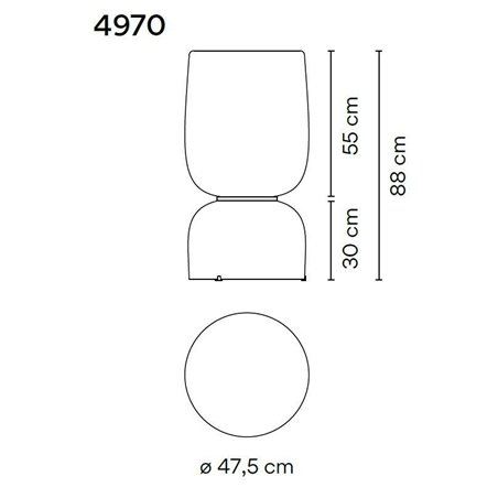 Vibia Ghost 88 table lamp