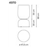 Vibia Ghost 88 table lamp