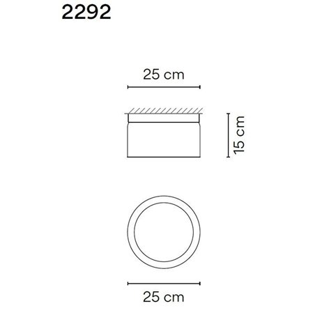 Vibia Guise 15X25 ceiling lamp