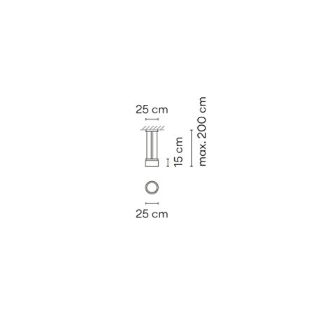 Vibia Guise 15X25 Sensor - 2282 suspension lamp