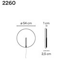Vibia Guise 54 wall lamp