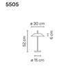 Vibia Mayfair 52 B table lamp