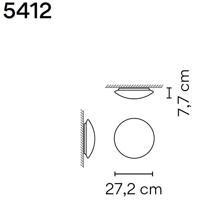 Vibia Puck 27,2 ceiling lamp